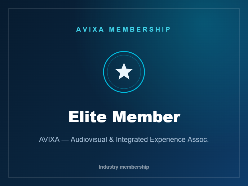 AVIXA Elite membership